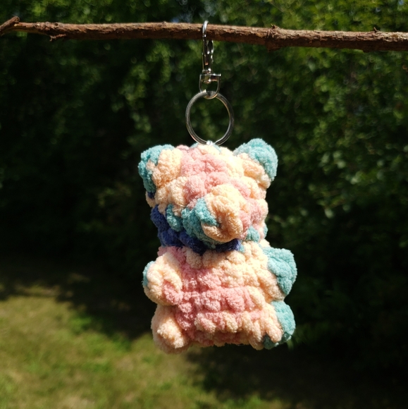 Gummy Bear Teddy Bear Key Ring Backpack Accessory - Picture 13 of 14